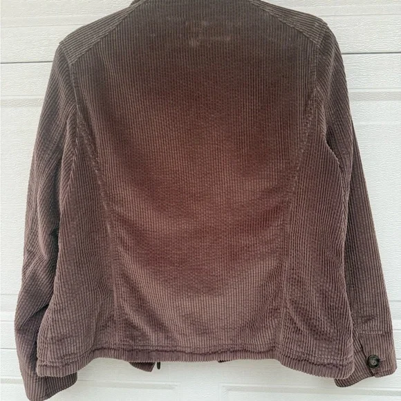 L.L. Bean Dark Brown Corduroy Utility Jacket - Picture 8 of 8